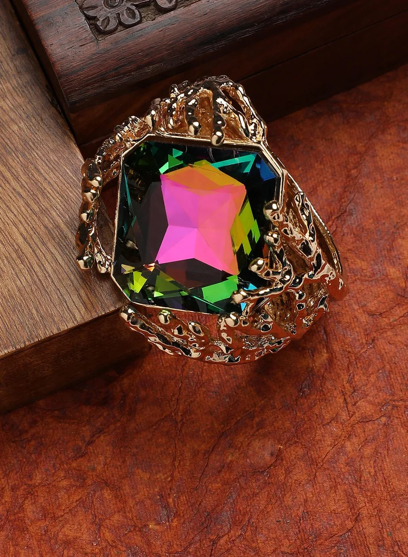 SOHI Crystal Capture Statement Artificial Bracelet Jewellery