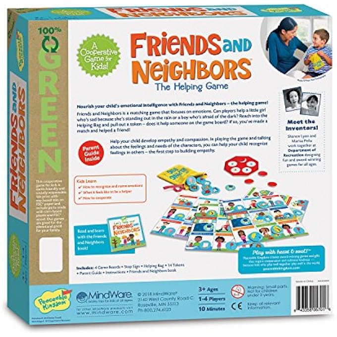 Peaceable Kingdom Friends and Neighbors The Helping Game Award Winning Emotional Development Cooperative Game for Kids - Image 4