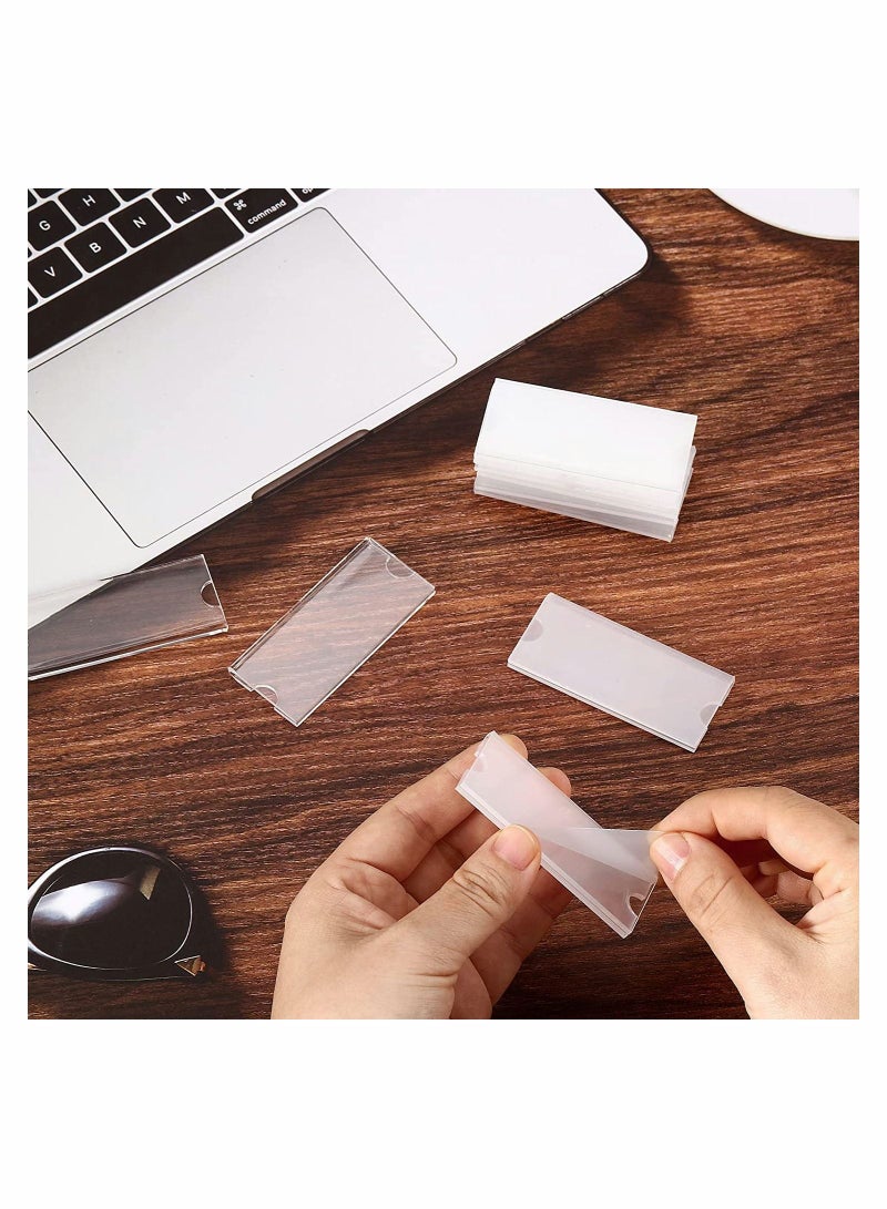 SYOSI 10 Pack Magnetic Name Badge Holder Magnetic Name Tags Kit with 3 Neodymium Magnets Clear Acrylic Mini Sign Display Holder DIY Name Label for School Business Office Teachers Doctors Waiters - Image 2