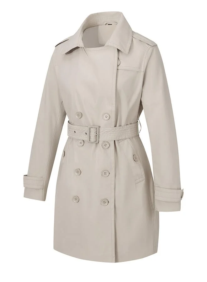 Take Two Notch Lapel Midi Belted Coat