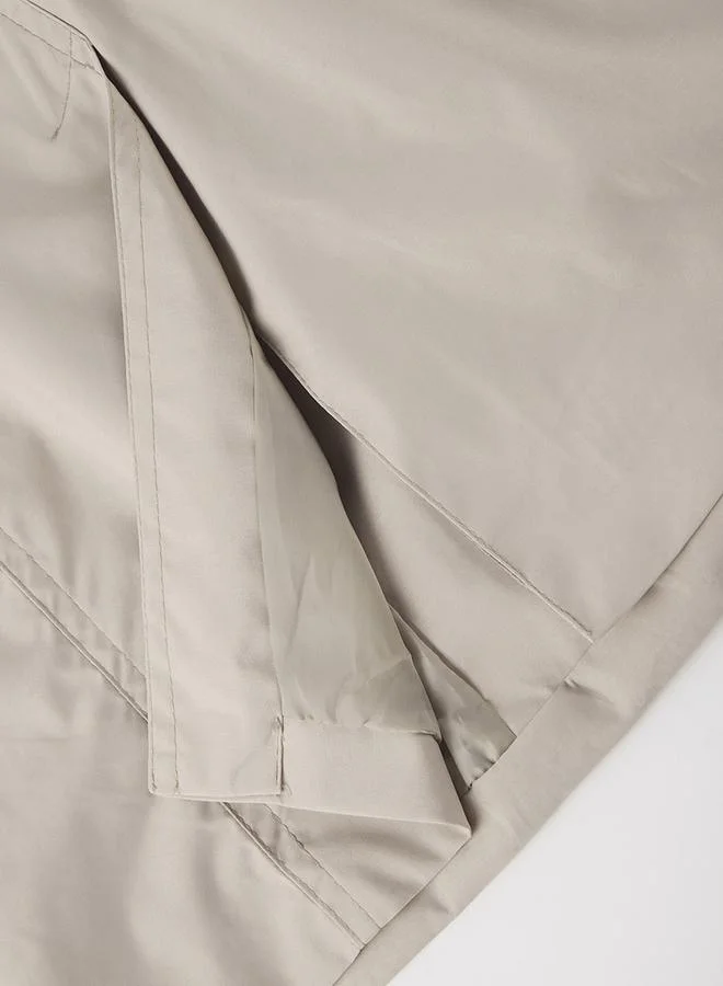 Take Two Notch Lapel Midi Belted Coat