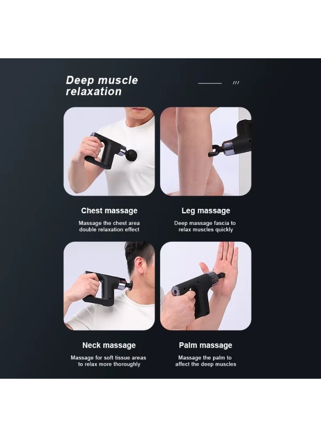 مسدس تدليك العضلات المحمول - 5 سرعات متنوعة – لتخفيف آلام العضلات وتحفيز الدورة الدموية - Image 2