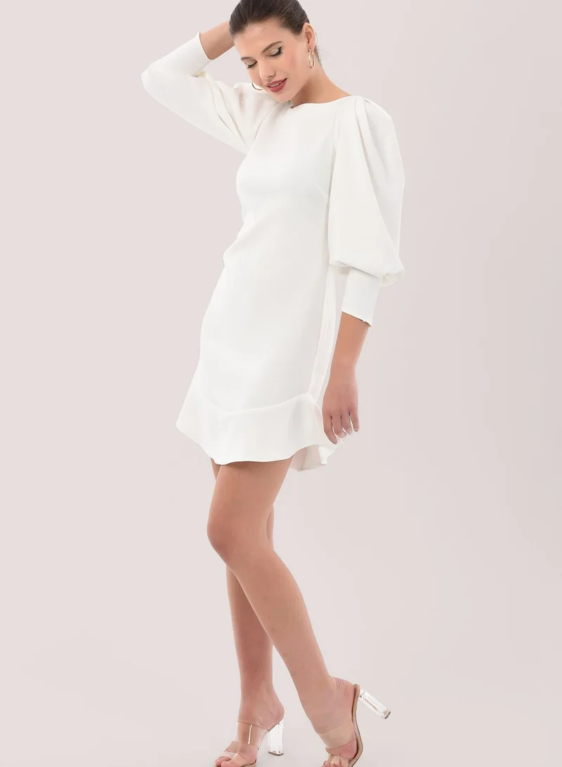 Closet London Balloon Sleeve Dress