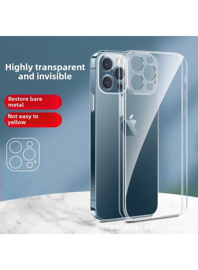 IPhone 16 Phone Case Iphone15 Transparent Soft Case 14 Four Corner Drop-Resistant Full Coverage 13Pro Protective Case 12 Drop-Resistant 8-Color:[space Shell] Transparent Shell-Applicable Models:Apple 11promax