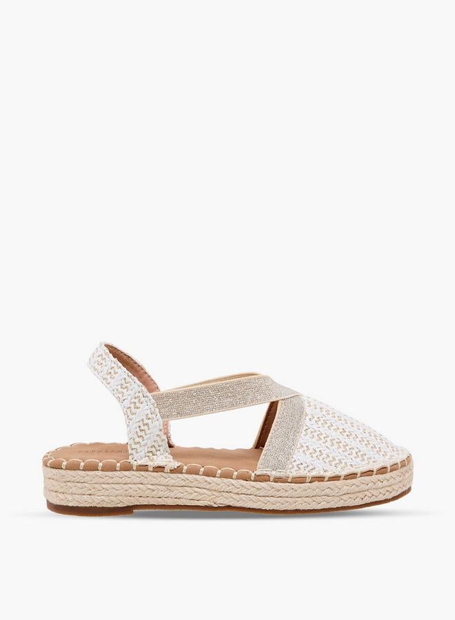 Peppermint Girls Chevron Espadrille Sandals - Image 2