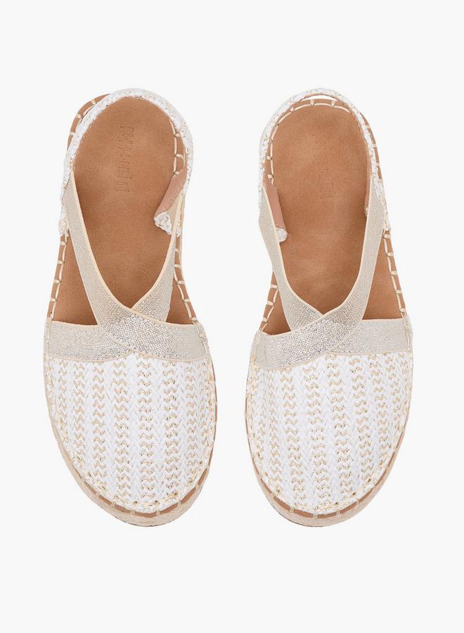 Peppermint Girls Chevron Espadrille Sandals - Image 1