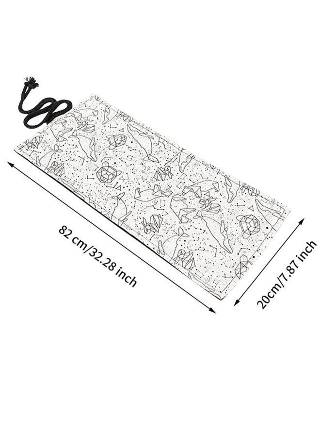 Loquat Canvas Pencil Wrap Case, Roll Up Pencil Storage Holder for Sketching Drawing Writing, Multi Purpose Constellation Pattern Pen Organizer Bag for Adults, Artists, Sketchers  Children Size: 72 Holes - Image 5