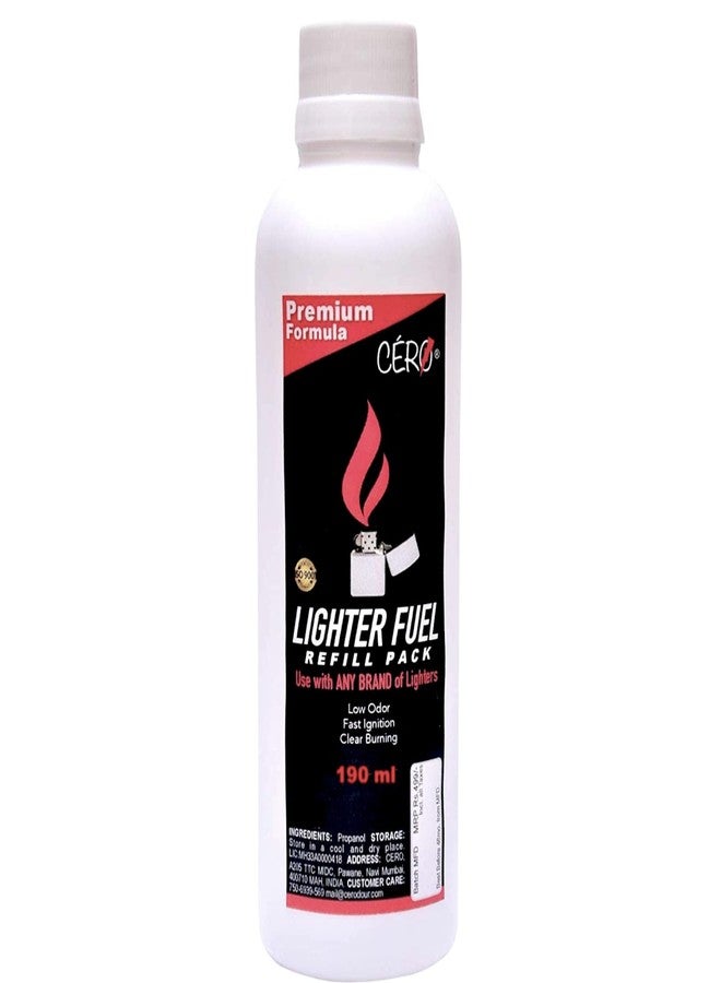 CERO Lighter Fluid Refill Pack for Any Brand f Lighters - Image 1