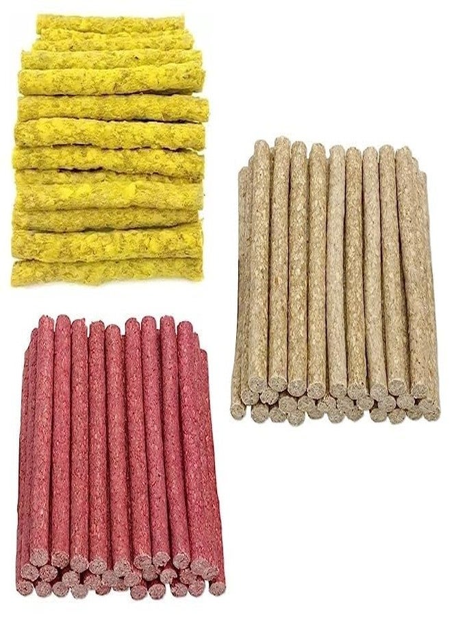 Pups&Pets Dog Treat Food Combo 300 Gm Each Munchy Chew Sticks Chicken, Mutton & Natural Flavor for Puppies and Dogs Pack of - 900 Gm - Image 1