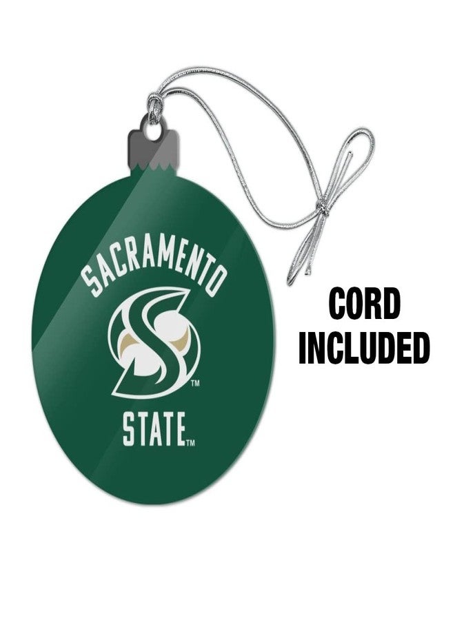 GRAPHICS & MORE Sacramento State University Hornets Acrylic Christmas Tree Holiday Ornament - Image 3