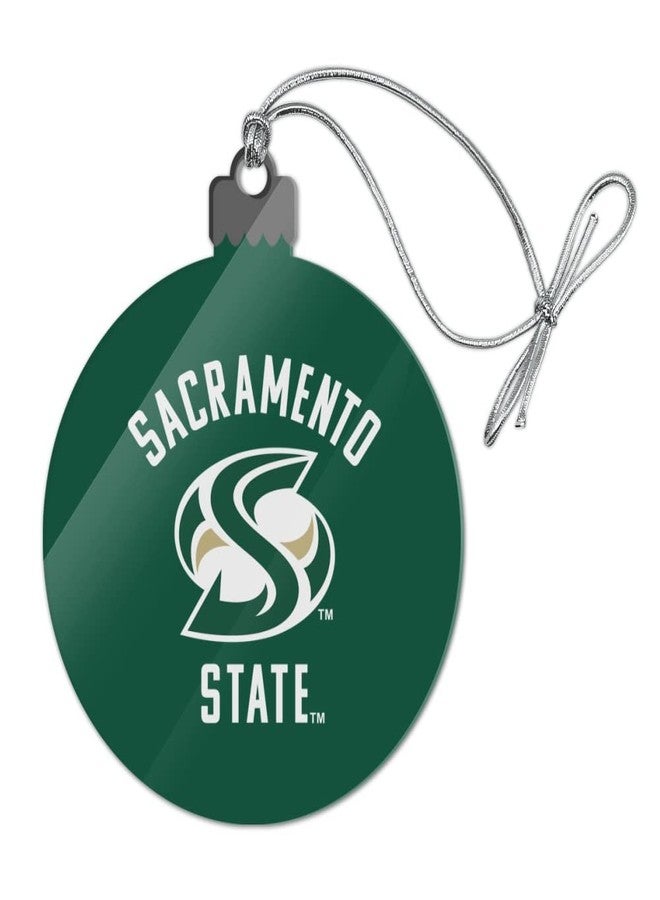 GRAPHICS & MORE Sacramento State University Hornets Acrylic Christmas Tree Holiday Ornament - Image 1