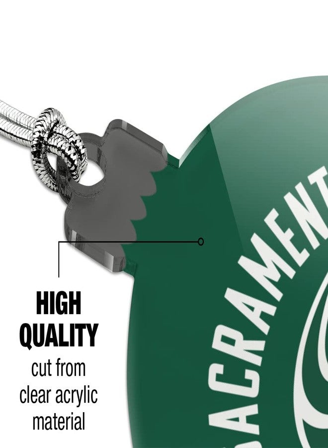 GRAPHICS & MORE Sacramento State University Hornets Acrylic Christmas Tree Holiday Ornament - Image 4