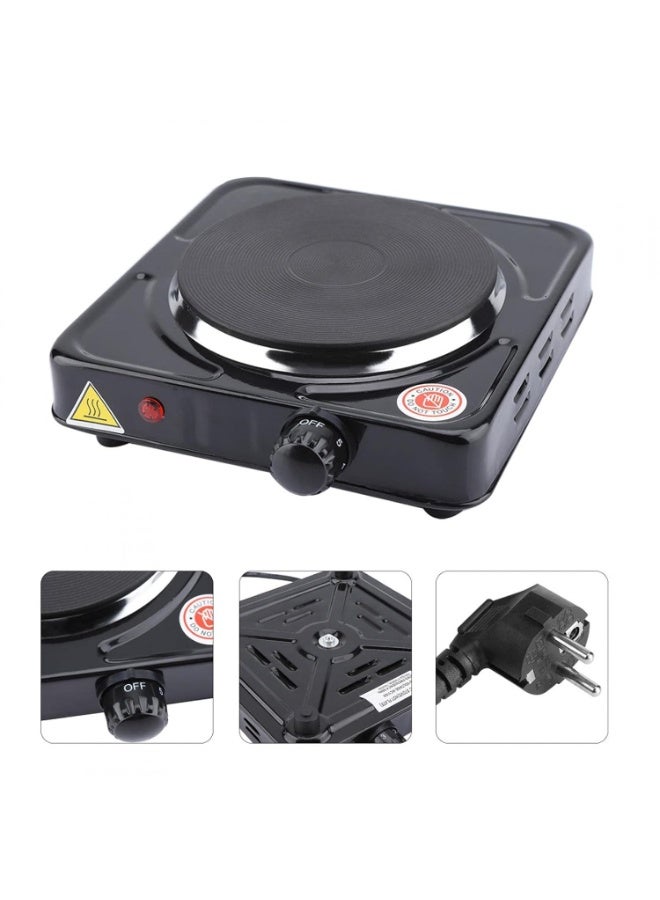 Single Burner Electric Hot Plate with Variable Heat Settings, Overheat Protection, Thermostat Control and Indicator Light 1000W - Image 4