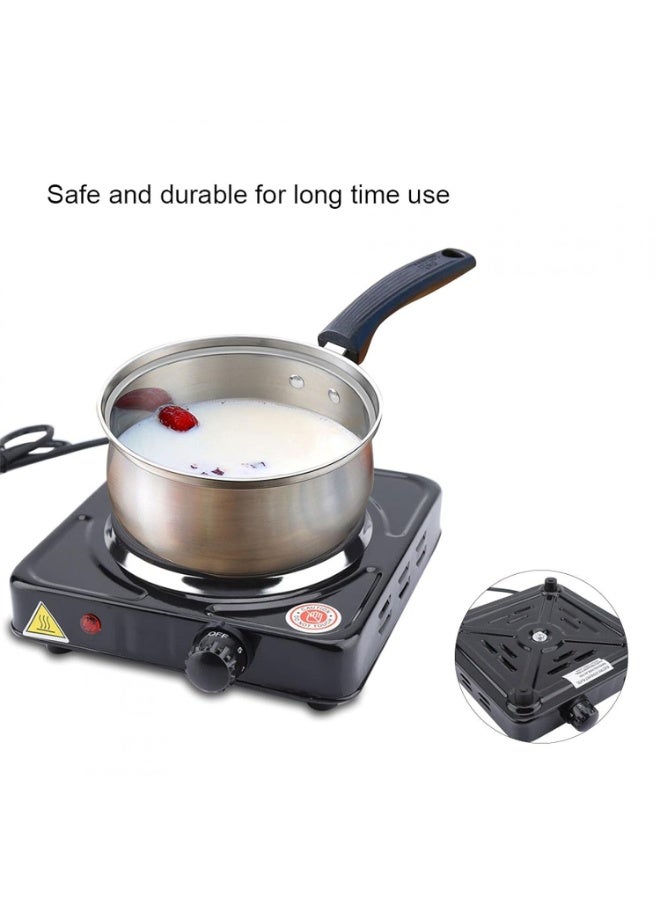 Single Burner Electric Hot Plate with Variable Heat Settings, Overheat Protection, Thermostat Control and Indicator Light 1000W - Image 2