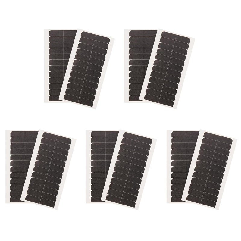 Odor free color MAGICLULU Waterproof Double-Sided Wig Tape 10 Sheets Black Strong Hold Hair Extension Adhesive Tape for Secure Wig and Hairpiece Attachment Strong durable raw material - Image 1