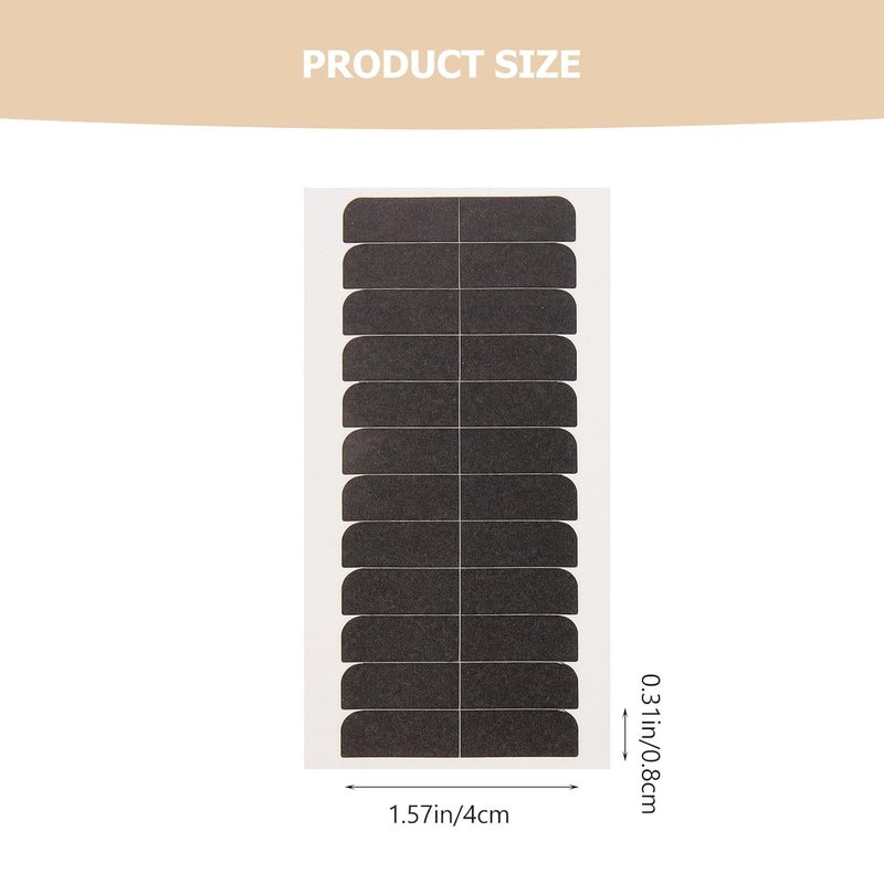Odor free color MAGICLULU Waterproof Double-Sided Wig Tape 10 Sheets Black Strong Hold Hair Extension Adhesive Tape for Secure Wig and Hairpiece Attachment Strong durable raw material - Image 2