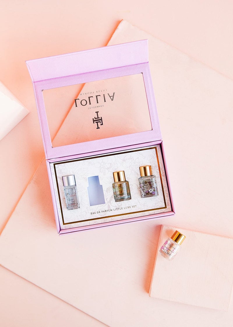 Lollia مجموعة عطر لوليا ليتل لوكس أو دو بارفان | عطر ساحر وجميل | رائحة عصرية ومتطورة تتميز بنغمات عطرية وردية - Image 2