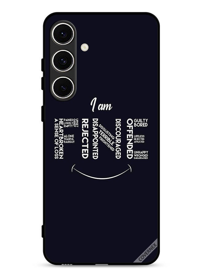 Covernex Samsung Galaxy M56 5G Protective Case Cover Calligraphy I Am Fine - Image 1