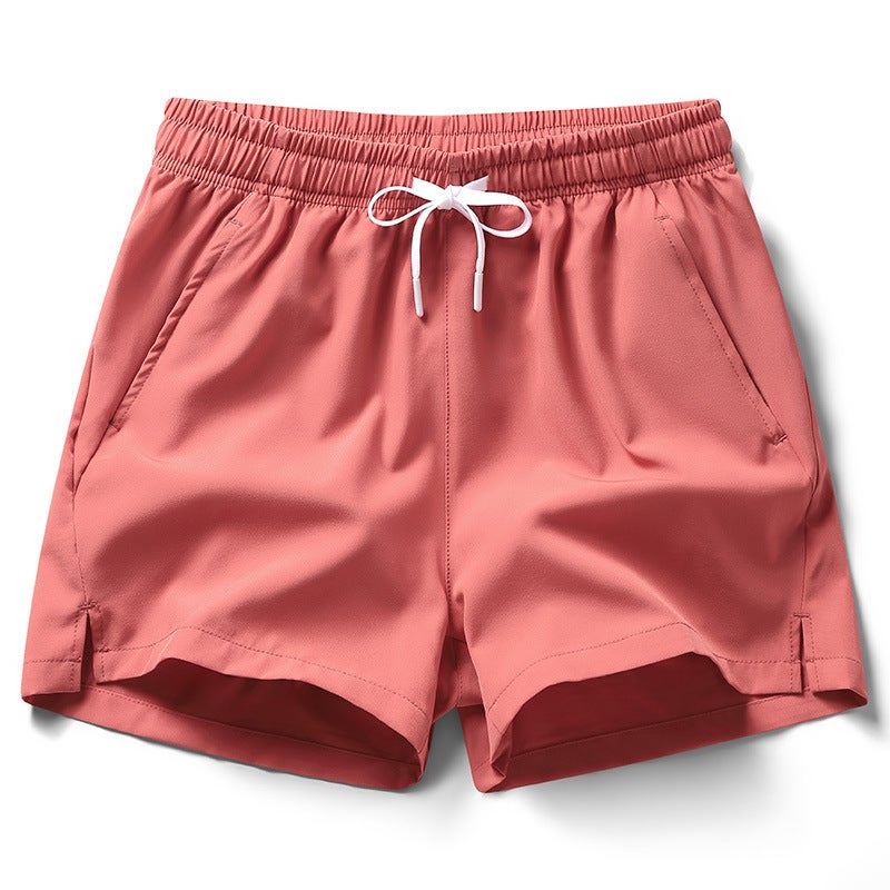 Foreign Trade Three-Point Shorts Quick-Drying Training Basketball Pants Mens Ice Silk Pants Mens Thin Loose Mens Sports Running Pants X38 six-color three-point watermelon red 