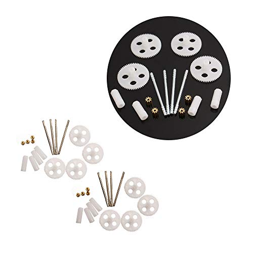 Acxico 2Set Motor Gear and Main Gear Assembly of RC Quadcopter Drone Parts Syma X5 X5C X5SC - Image 1