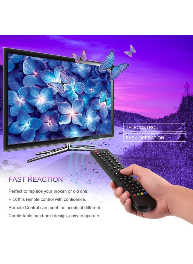 Raxoom Portable Universal Smart TV Remote Control Replacement For RC1912 TV Control Black - Image 3