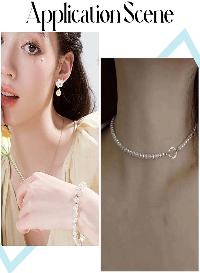 CREATCABIN 2Pcs Spring O Rings Gate Rings 925 Sterling Silver Snap Clip Small Clamp Clasps Round Smooth Clasp Closures Findings Connectors for Jewelry Making DIY Necklace Bracelet 12mm - Image 5