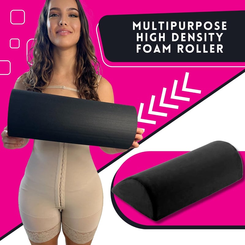 bombshell booty pillow BBL Pillow Toilet Seat Riser BBL Toilet Riser D-Shaped High Density Foam High Density Toilet Seat Pillow Brazilian Butt Lift BBL Supplies - Image 2
