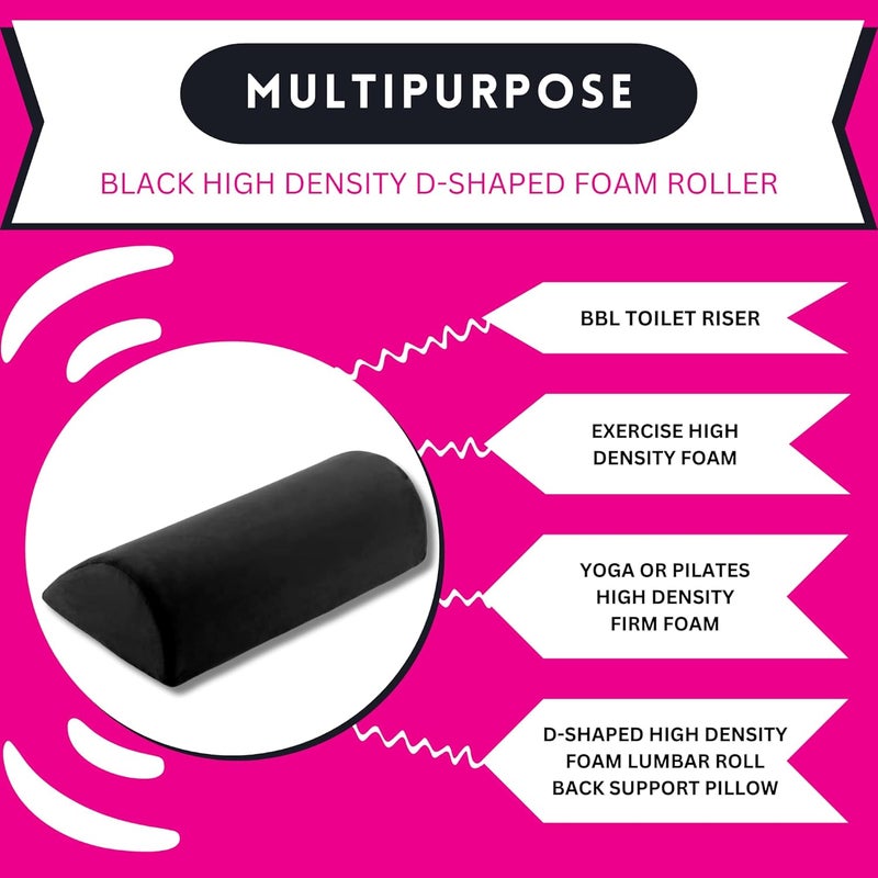 bombshell booty pillow BBL Pillow Toilet Seat Riser BBL Toilet Riser D-Shaped High Density Foam High Density Toilet Seat Pillow Brazilian Butt Lift BBL Supplies - Image 3