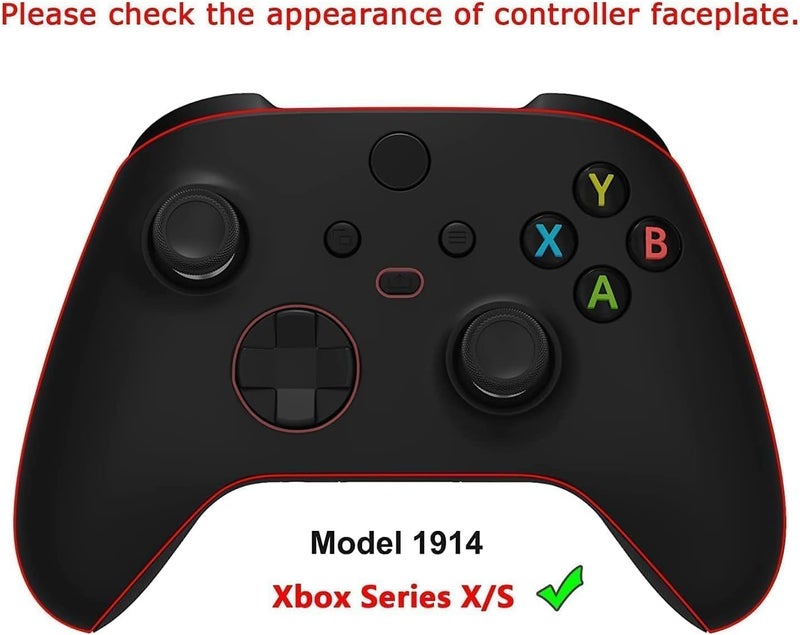 eXtremeRate قشرة مخصصة لجهاز تحكم Xbox Series X و S - أعد الحيوية لجهاز التحكم الخاص بك - ضياع الظلام غلاف إكسسوارات بديلة غلاف أمامي لجهاز تحكم Xbox الأساسي - Image 2