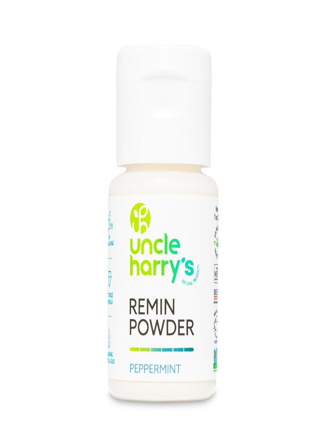 Uncle Harry's Uncle Harry’s Peppermint Remineralization Tooth Powder | Alkalizing Ionic Minerals and Pure Plant Essences | All Natural Enamel Support | Neutralizes Acids Strengthens Teeth Fluoride Free Vegan 1 oz - Image 1