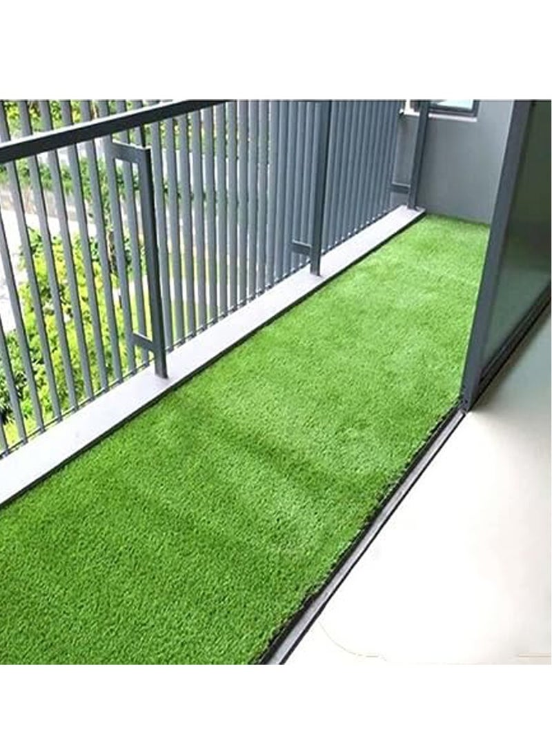 HOME TASTE Hometaste Premium Artificial Grass Rug Enhance Your Indoor And Outdoor Spaces With Realistic Greenery, Drain Holes, And Easy Installation! (200X100Cm)  - Image 4