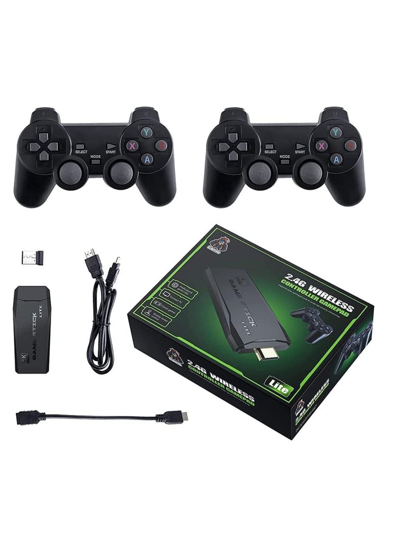4K Games Wireless USB 10000 Console Classic Game Stick Mini Video Game Console 8 Bit Retro Controller HDMI Output Dual Player - Image 1
