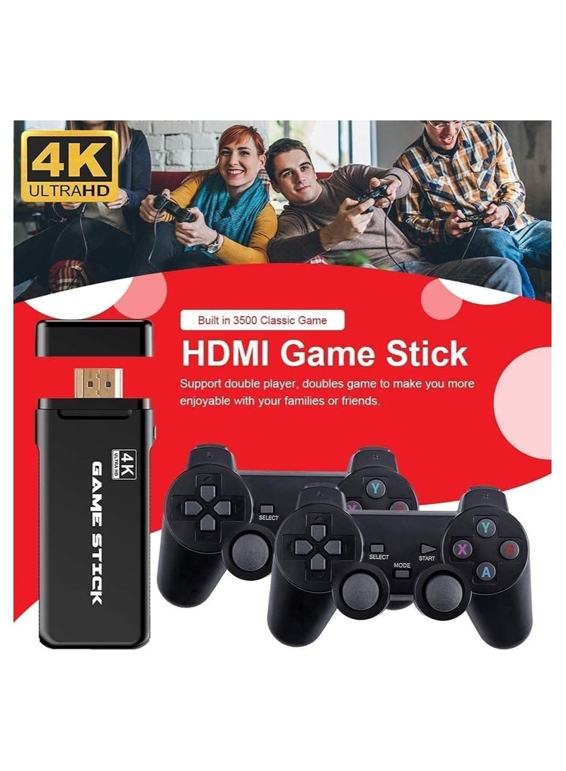 4K Games Wireless USB 10000 Console Classic Game Stick Mini Video Game Console 8 Bit Retro Controller HDMI Output Dual Player - Image 5