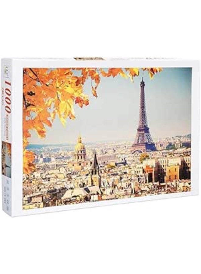 Generic 1000-piece cardboard puzzle, Eiffel Tower, 70 x 50 cm - Image 1