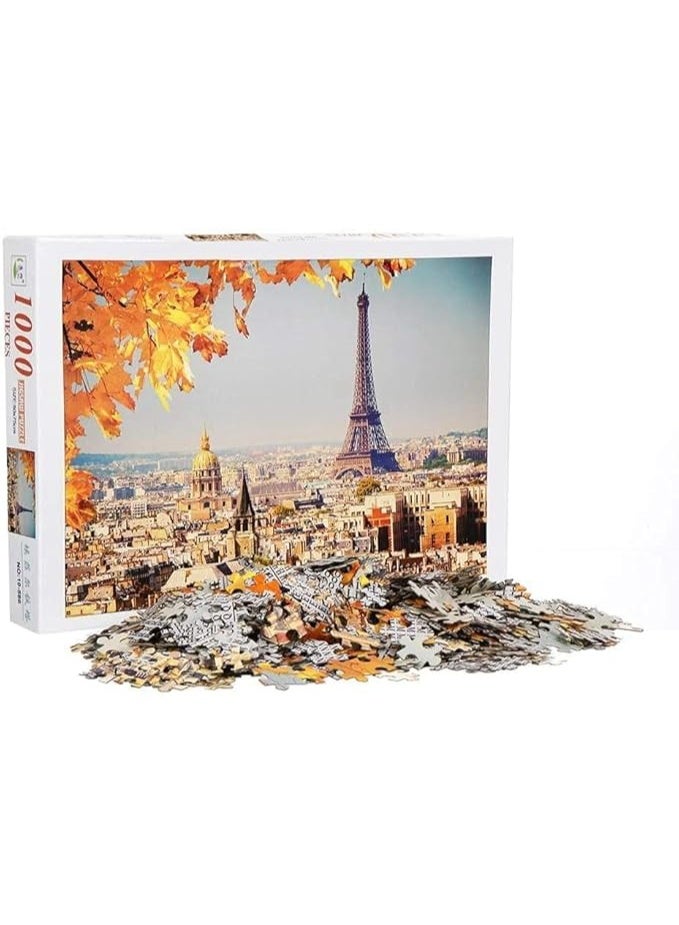 Generic 1000-piece cardboard puzzle, Eiffel Tower, 70 x 50 cm - Image 2