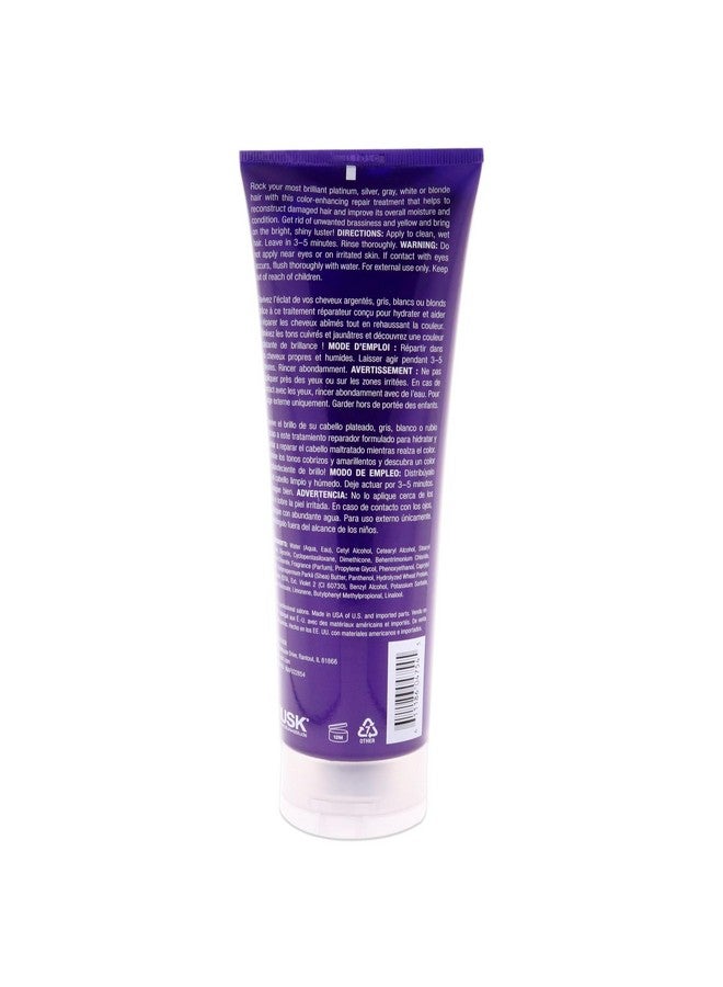 RUSK Deepshine PlatinumX Repair Treatment, 8.5 Oz, Repairs Damaged Hair, Adds Shine, and Moisture, Platinum, Blonde, Gray, and Silver Hair - Image 2