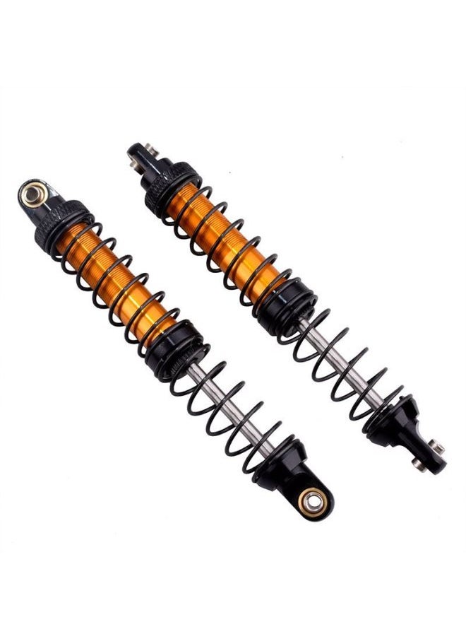 Generic RC All-metal Shock Absorber 1/10 Climbing Car Double-section Soft Spring Modified Hydraulic Shock Absorber 70-120mm Hole Spacing-Color:Hole Spacing 120mm Gold 1 Piece  - Image 3