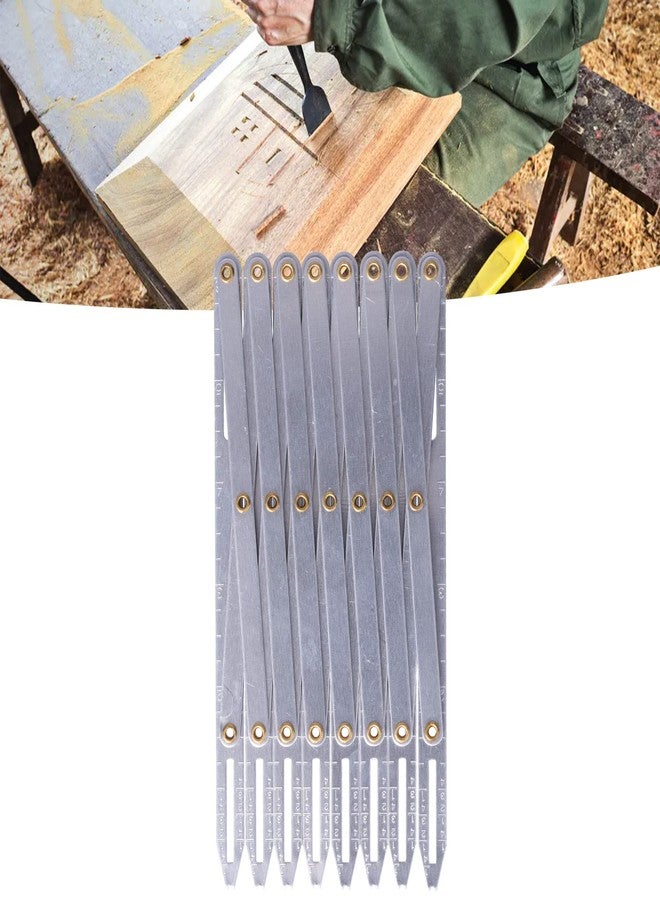 GOTOTOP Adjustable Sewing Gauge for Button Spacing & Pleats - Expandable Aluminum Measuring Tool with Scale, DIY Sewing Kit Accessory for Craft Projects & Garment Making - Image 3