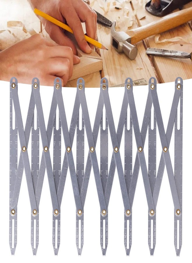GOTOTOP Adjustable Sewing Gauge for Button Spacing & Pleats - Expandable Aluminum Measuring Tool with Scale, DIY Sewing Kit Accessory for Craft Projects & Garment Making - Image 4