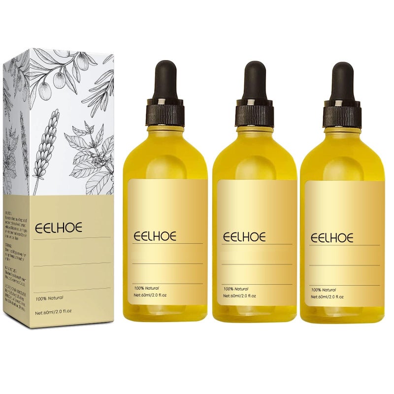 Eelhoe 180 ML EELHOE Hair Growth Oil, Natural Rosemary Hair Growth Oil for Dry Damaged Hair and Growth Thin Hair. (3Pcs) - Image 1