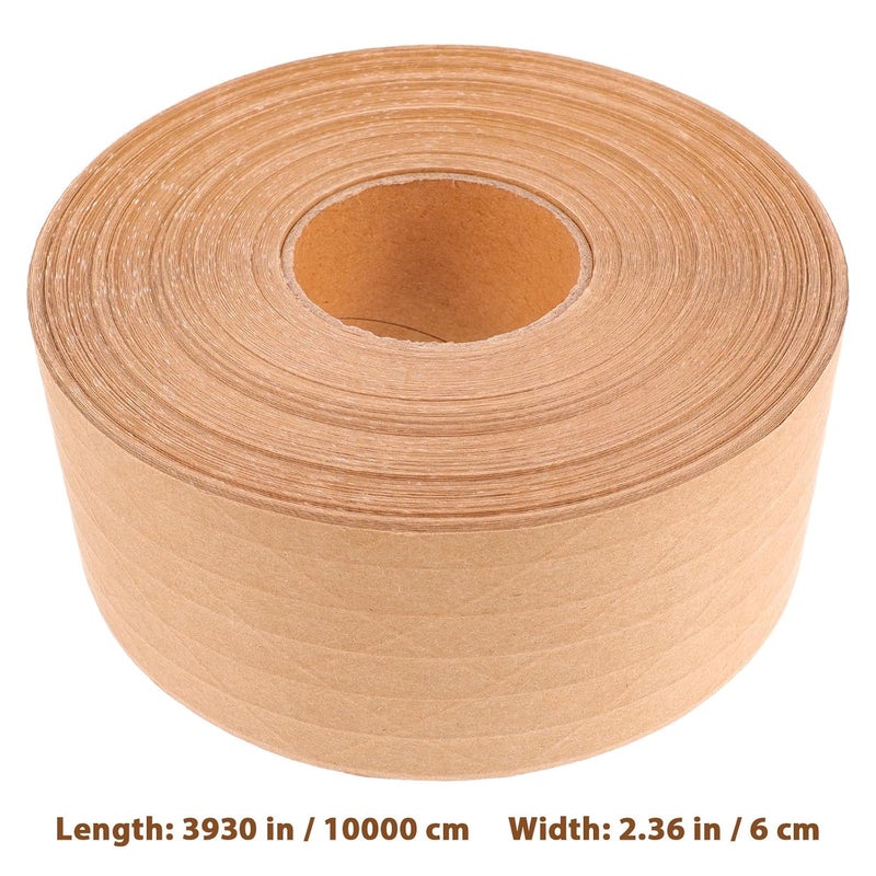 Brown Kraft Paper Packing Tape 6Cm X 100M Writable High Adhesion Biodegradable Eco Friendly - Image 3