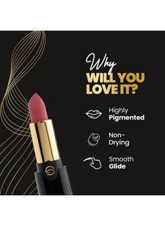 Mars Plush Velvet Creamy Matte Lipstick For Women | Smooth Glide | One Swipe Pigmentation | Non-Drying And Creamy Formula | Rich And Vibrant Color | 3.2 Gm | (07-Cookies N Cream)  - Image 3