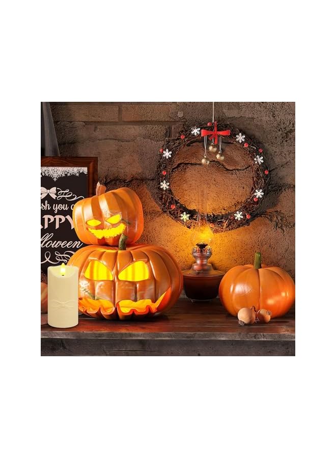 The Bros LED Candles Lights, 2 Pcs LED Candles Flickering Flameless Candles with Remote Control Timer, Tealights Candle Small Electric Fake Tea Candle Realistic for Wedding, Table, Festival (Beige) - Image 3