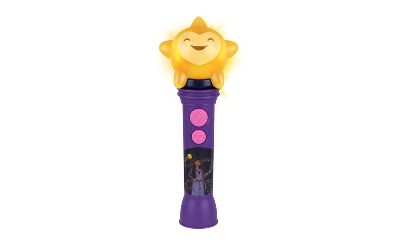 eKids Disney Wish Toy Microphone for Kids, Musical Toy with Built-in Music, Kids Microphone Designed for Ages 3 and Up, WH-070 - Image 1