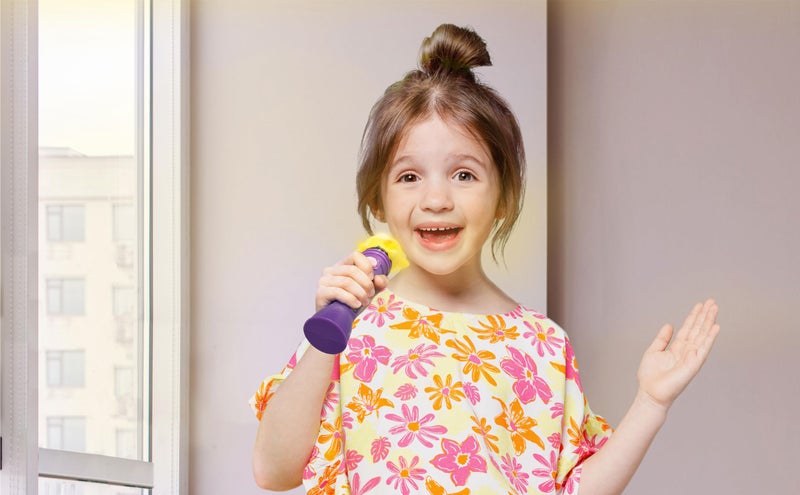 eKids Disney Wish Toy Microphone for Kids, Musical Toy with Built-in Music, Kids Microphone Designed for Ages 3 and Up, WH-070 - Image 4