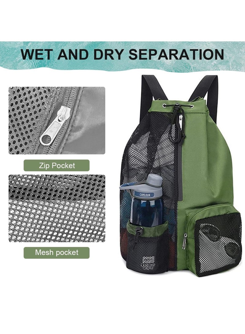 Deluxe Ventilator Mesh Equipment Bag (Green) - Image 3