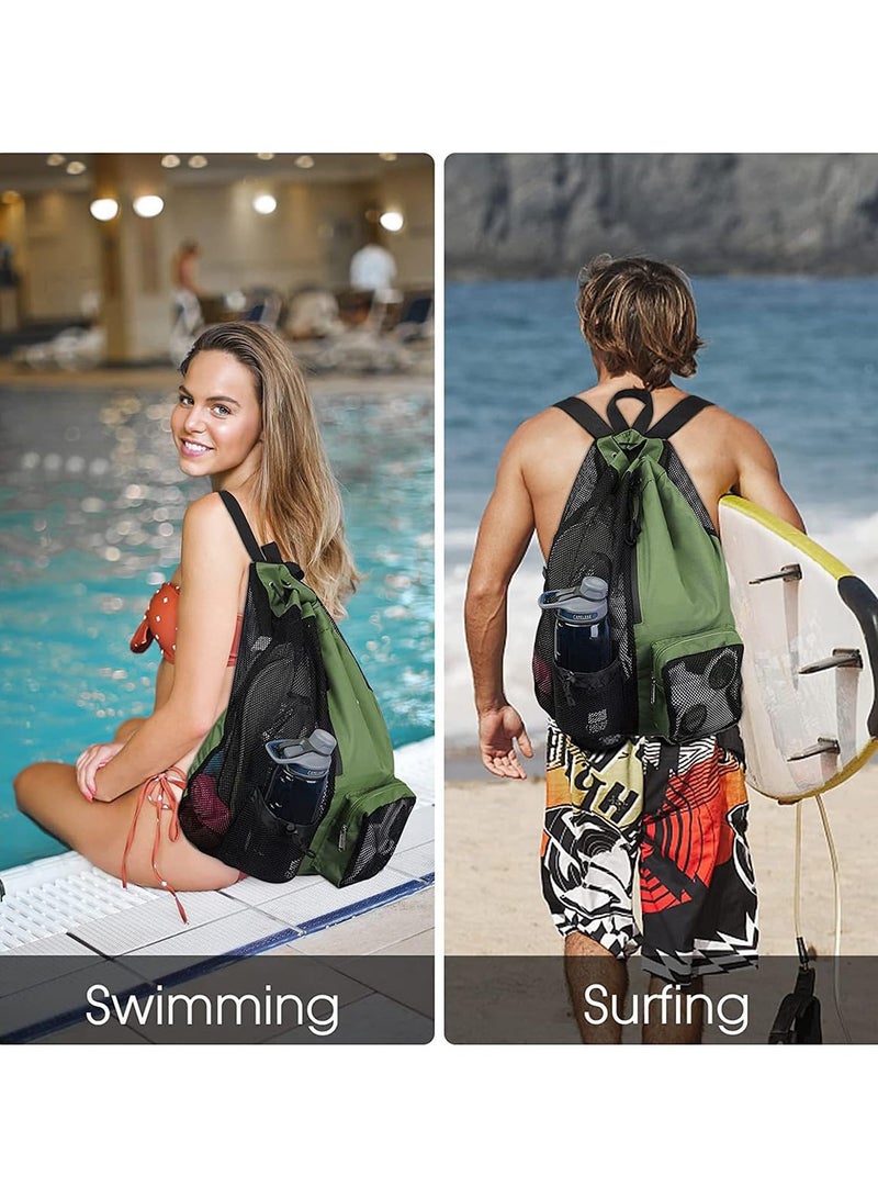 Deluxe Ventilator Mesh Equipment Bag (Green) - Image 4