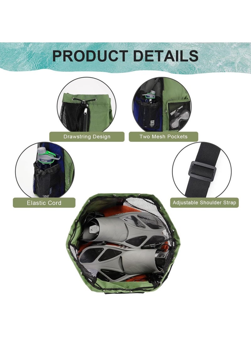 Deluxe Ventilator Mesh Equipment Bag (Green) - Image 5