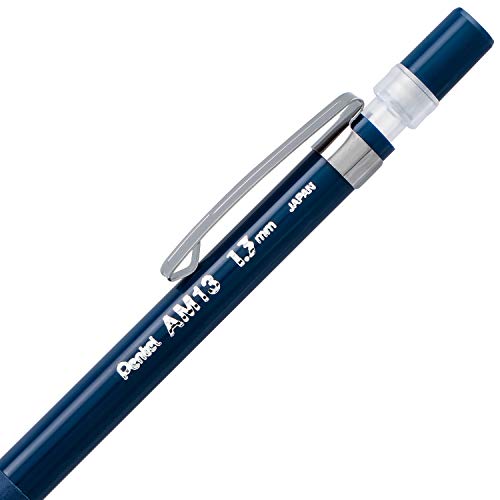 Pentel Arts Sharp HD Mechanical Pencil (1.3mm), Dark Blue Barrel, (1) Super Hi-Polymer Lead Refill (AM13PABP) - Image 3