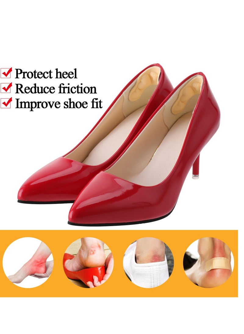 Excefore - 6 Pairs Heel Pads for Shoes That are Too Big Shoe Heel Grips Liner Heel Inserts for Loose Shoes Heel Cushion Pads Heel Protectors for Heel Pain Rubbing Blisters Heel Slipping - Image 1
